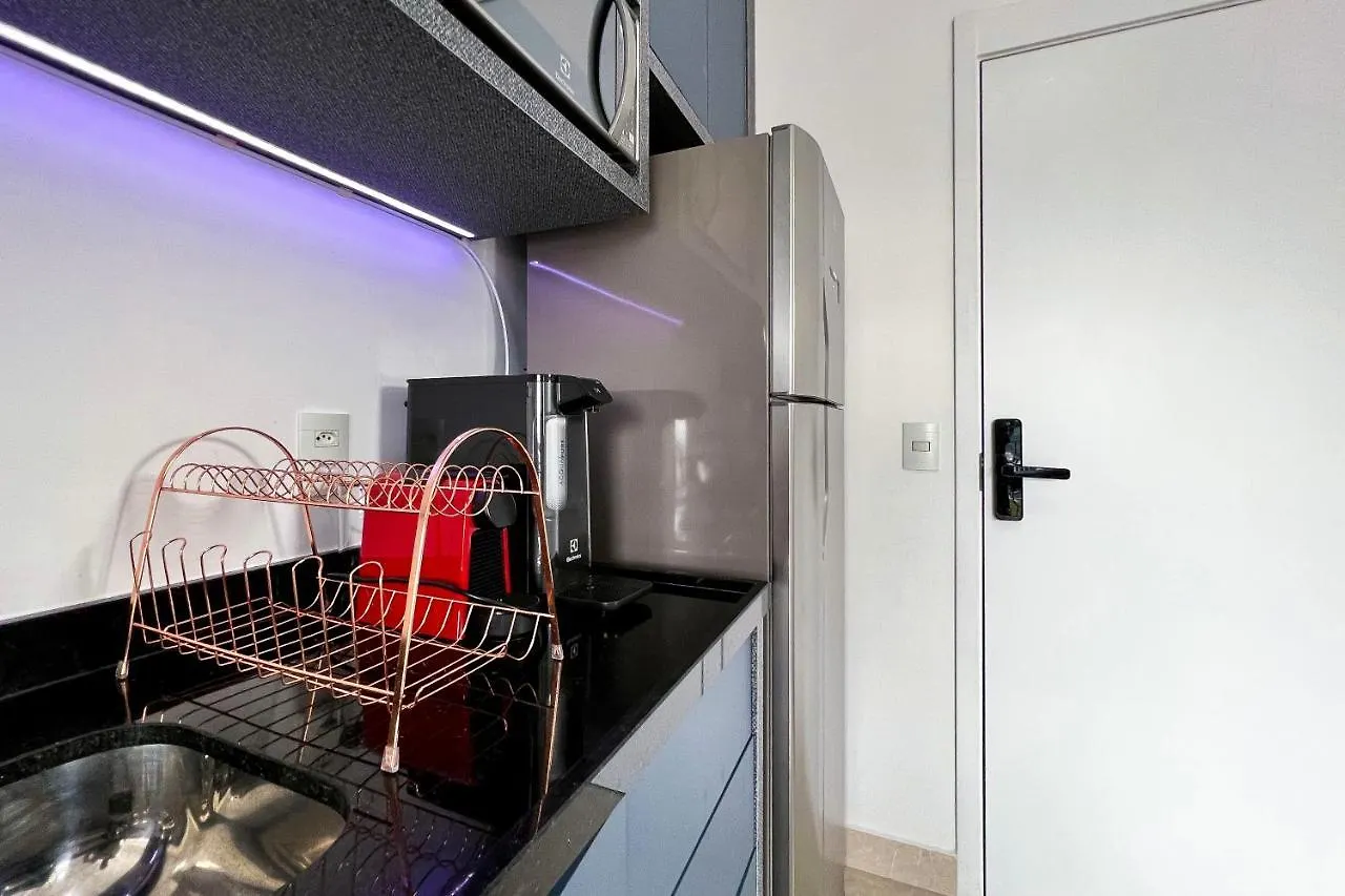 Apartmán Zainalofts7 Moema - 1Km Ibira E 200M Metro 1303 Id São Paulo