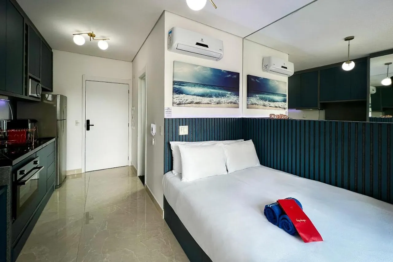 Apartmán Zainalofts7 Moema - 1Km Ibira E 200M Metro 1303 Id São Paulo